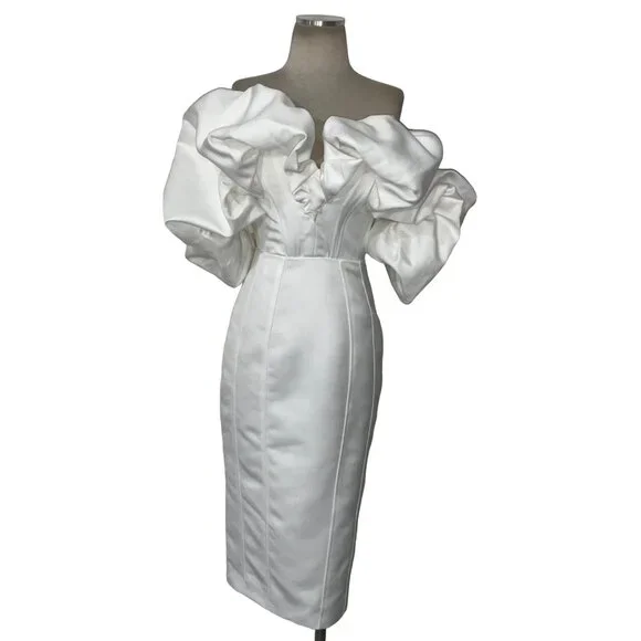 chinese dress ladies Samara Silk Chiffon Dress – Retrofete main image 1